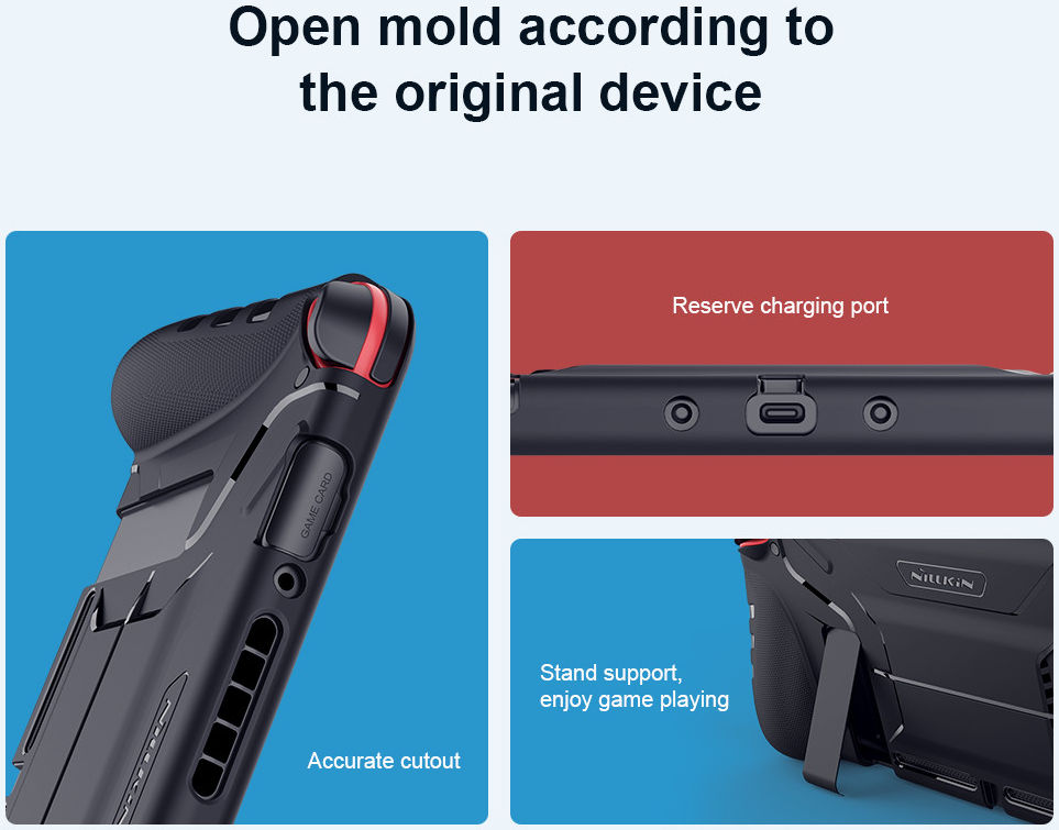 Nillkin Battler Case Nintendo Switch Hoesje Dun en Flexibel TPU Zwart afbeelding 10