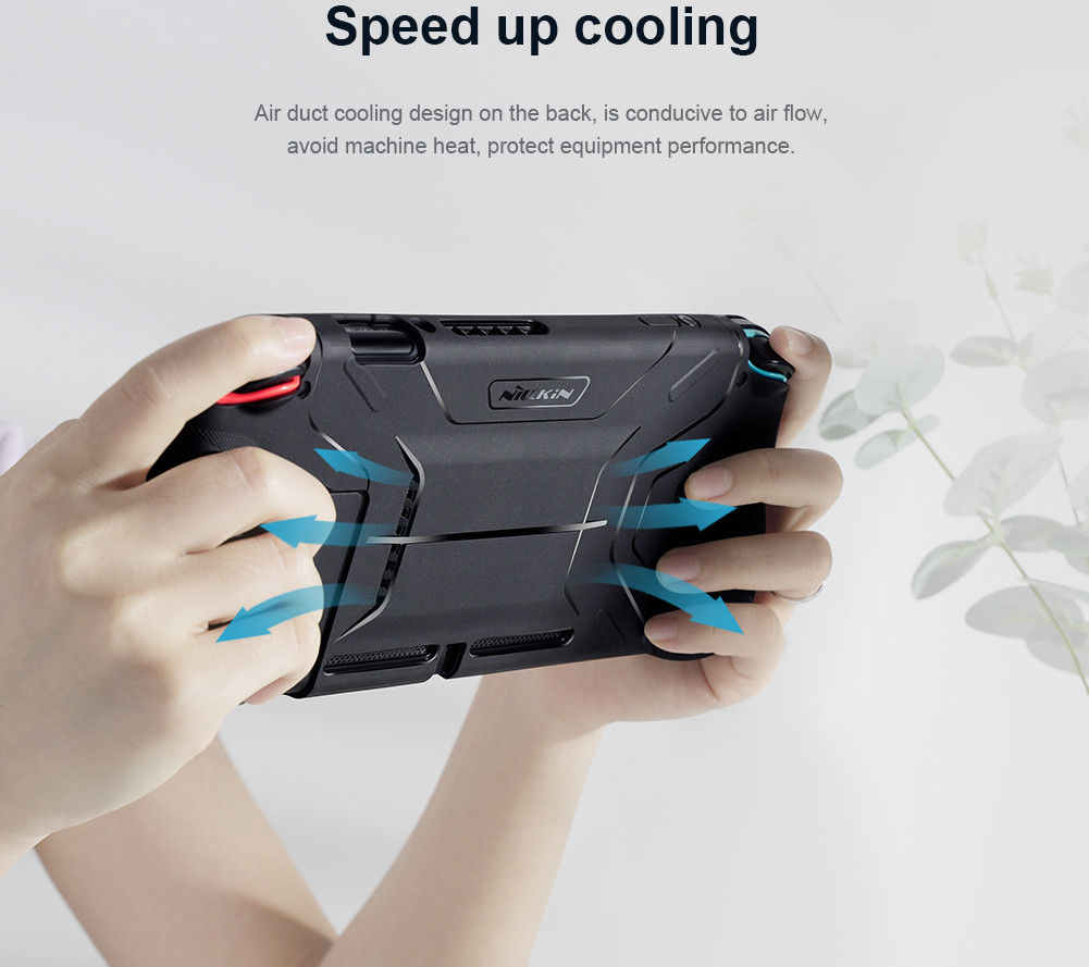 Nillkin Battler Case Nintendo Switch Hoesje Dun en Flexibel TPU Zwart afbeelding 7