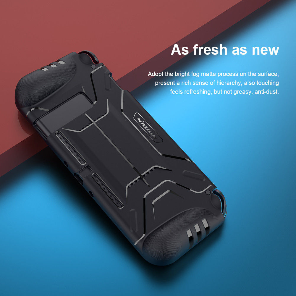 Nillkin Battler Case Nintendo Switch Hoesje Dun en Flexibel TPU Zwart afbeelding 8