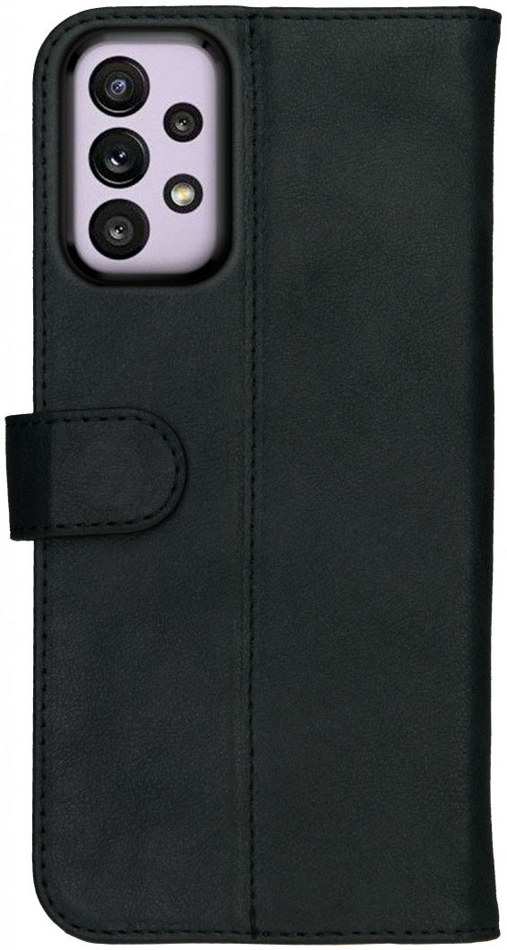 Rosso Deluxe Samsung Galaxy A33 Hoesje Echt Leer Book Case Zwart afbeelding 9