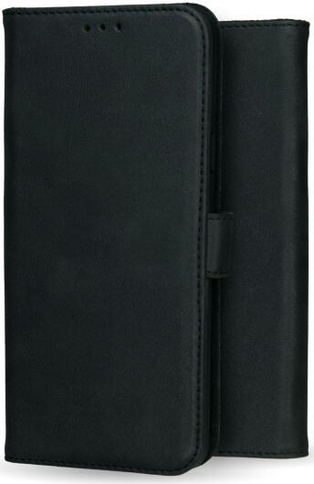 Rosso Deluxe Samsung Galaxy A33 Hoesje Echt Leer Book Case Zwart afbeelding 10