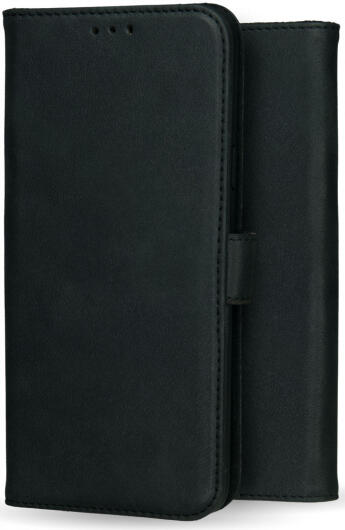 Rosso Deluxe Oppo Reno 8 Lite Hoesje Echt Leer Book Case Zwart afbeelding 10