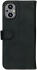 Rosso Deluxe Oppo Reno 8 Lite Hoesje Echt Leer Book Case Zwart afbeelding 2
