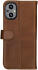 Rosso Deluxe Oppo Reno 8 Lite Hoesje Echt Leer Book Case Bruin afbeelding 2