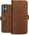 Rosso Deluxe Oppo Reno 8 Lite Hoesje Echt Leer Book Case Bruin afbeelding 9