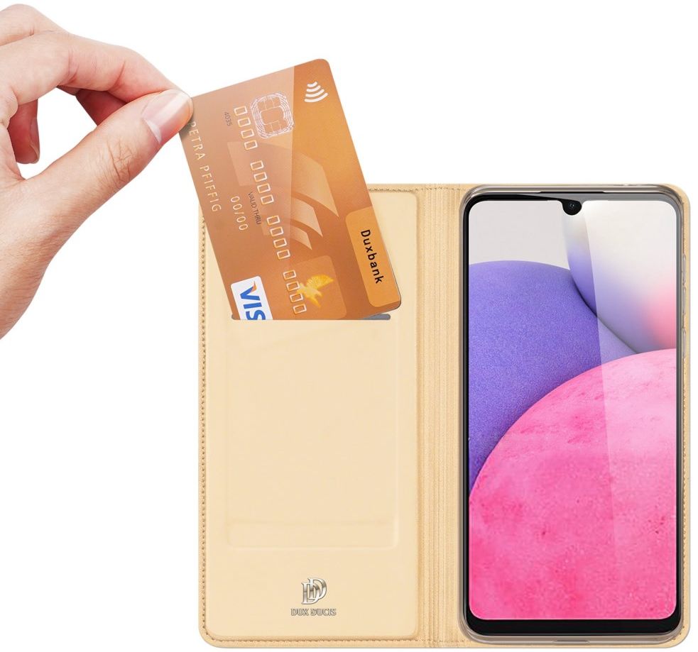 Dux Ducis Skin Pro Series Samsung Galaxy A33 Hoesje Goud afbeelding 5