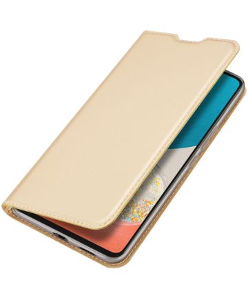 Dux Ducis Skin Pro Samsung Galaxy A53 Hoesje Wallet Book Case Goud Hoesjes