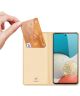 Dux Ducis Skin Pro Samsung Galaxy A53 Hoesje Wallet Book Case Goud