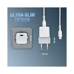 4smarts Voltplug Mini PD 30W GaN Oplader met USB-C Kabel 1.5M Wit afbeelding 6