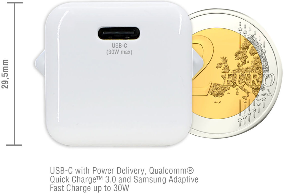 4smarts 30W USB-C Snellader met Apple Lightning Kabel 1.5M MFi Wit afbeelding 15