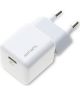 4smarts VoltPlug Mini Adapter 30W Fast Charge USB-C Snellader PD Wit