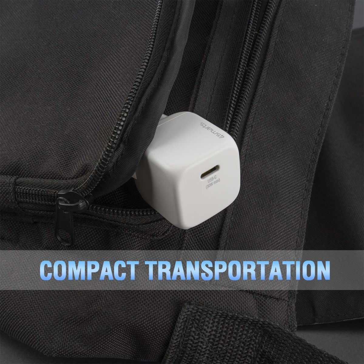 4smarts VoltPlug Mini 30W Compacte USB-C Power Delivery Adapter Wit afbeelding 6
