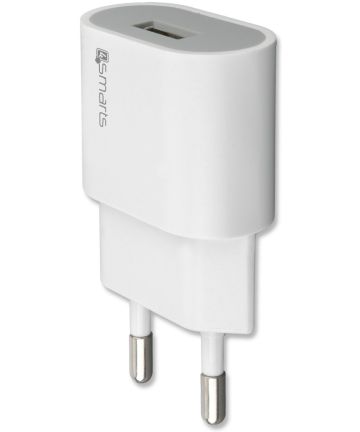 4smarts VoltPlug Compact 5W Thuislader USB-A Adapter 1A Wit Opladers