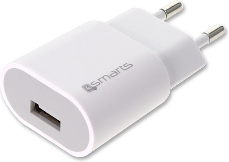 4smarts VoltPlug Compact 5W Thuislader USB-A Adapter 1A Wit afbeelding 4
