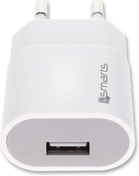 4smarts VoltPlug Compact 5W Thuislader USB-A Adapter 1A Wit afbeelding 5