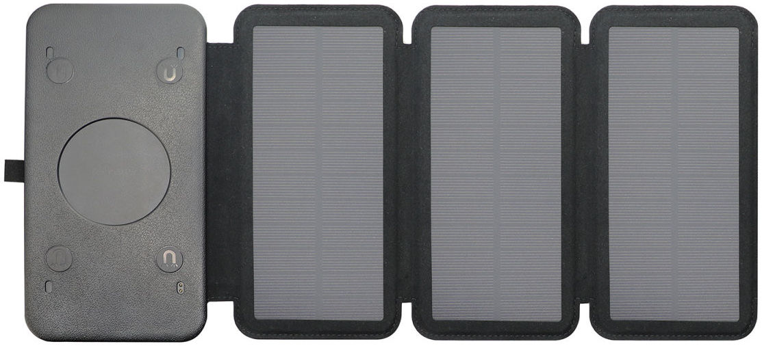 4smarts Solar Powerbank 20.000 mAh met Draadloos Opladen 10W afbeelding 2