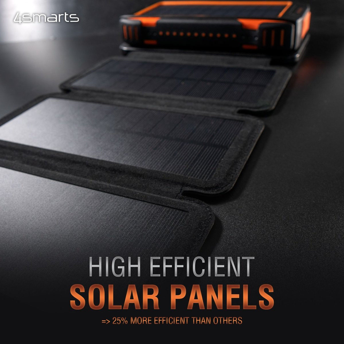 4smarts Solar Powerbank 20.000 mAh met Draadloos Opladen 10W afbeelding 5