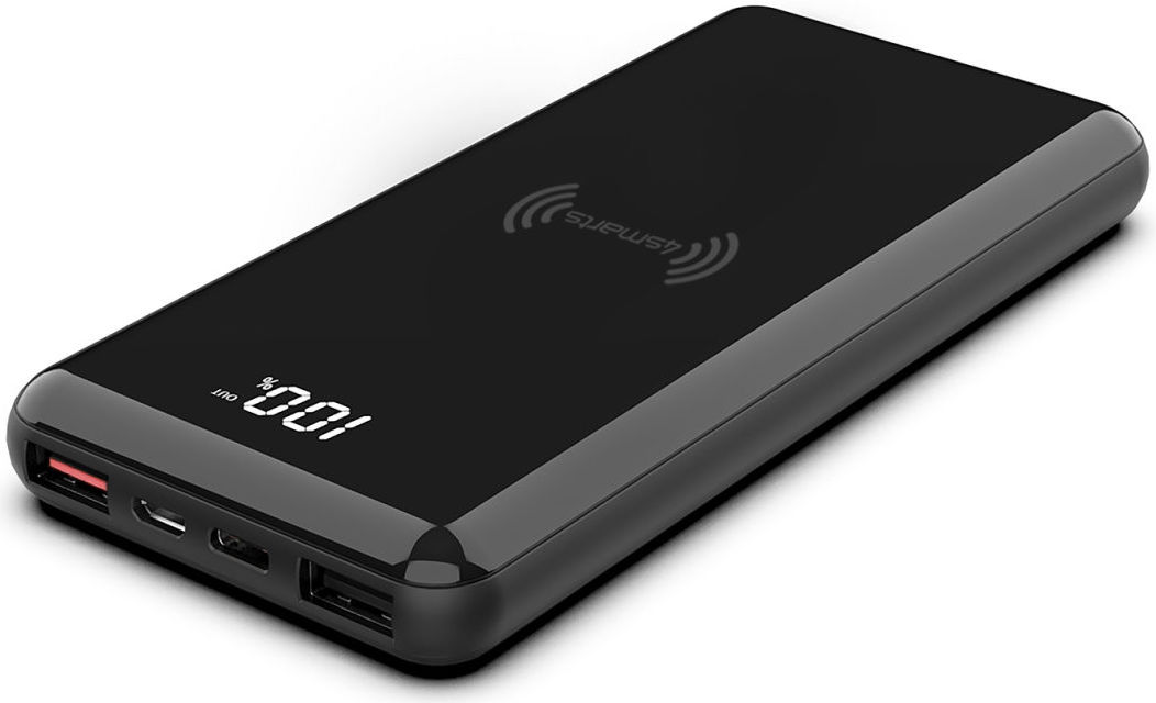 4smarts Powerbank 10.000 mAh Fast Charge 18W met Draadloos Opladen 15W afbeelding 2