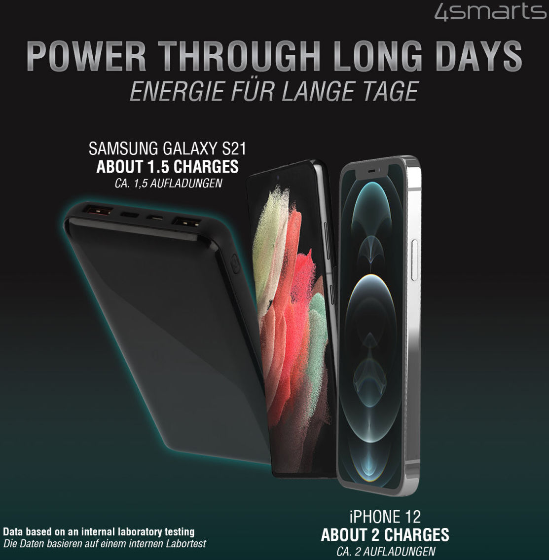 4smarts Powerbank 10.000 mAh Fast Charge 18W met Draadloos Opladen 15W afbeelding 8