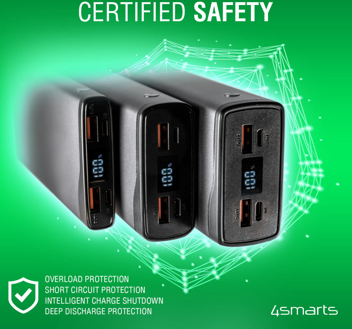 4smarts Fast Charge Powerbank 10.000 mAh 22.5W Quick Charge en PD afbeelding 8