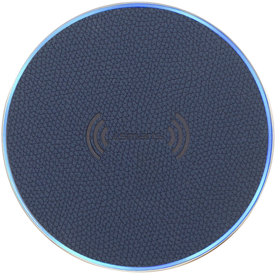 4smarts VoltBeam Draadloze Oplader 15W Fast Charge + Kabel 1M Blauw afbeelding 5