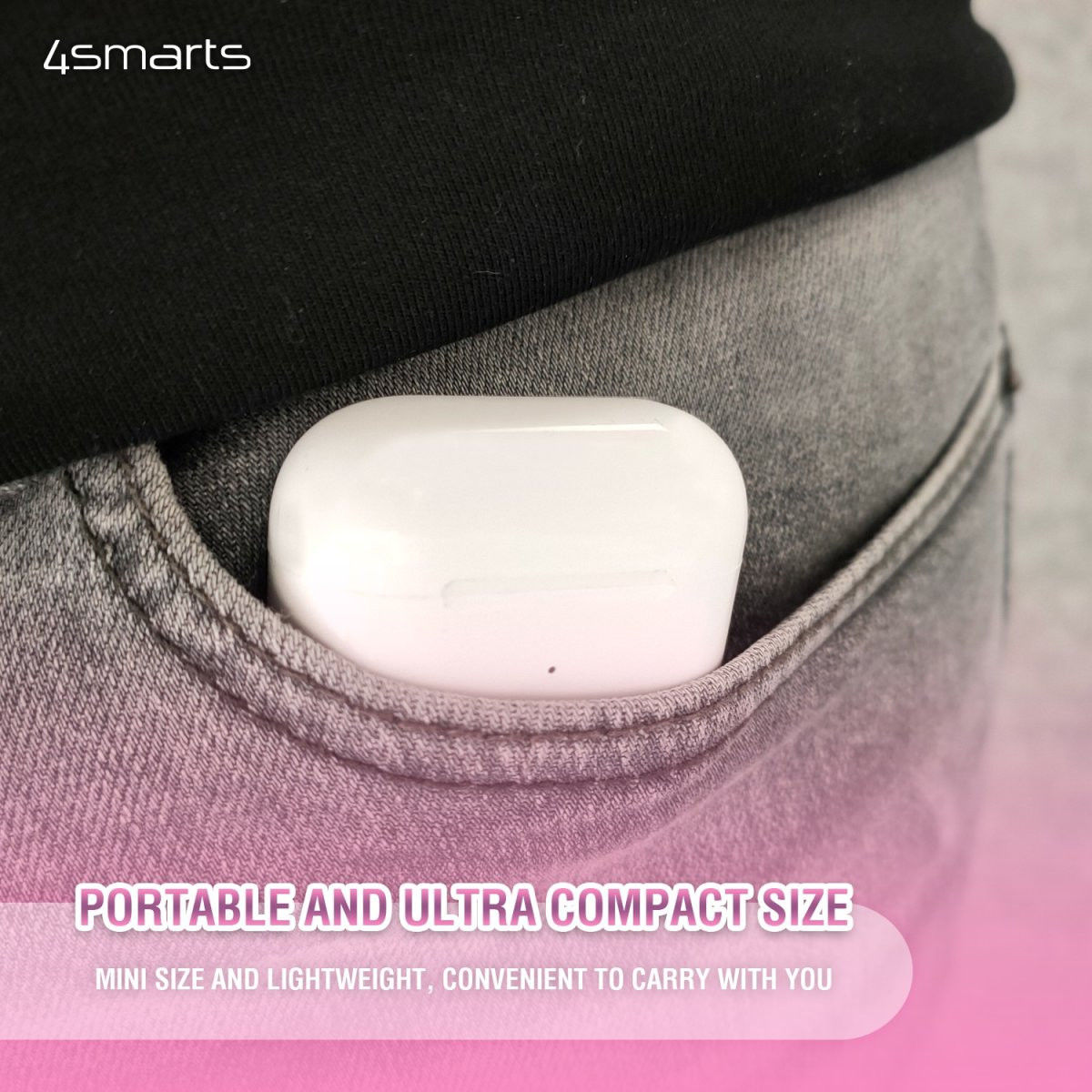 4smarts SkyBuds Pro TWS Bluetooth Headset Draadloze Oordopjes Roze afbeelding 11