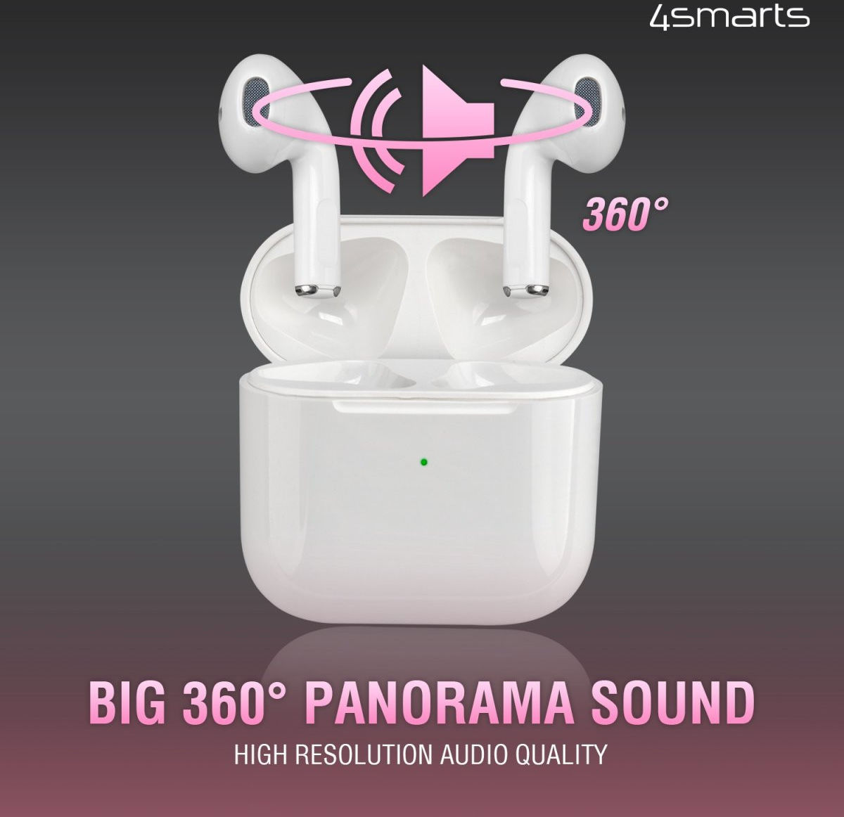 4smarts SkyBuds Pro TWS Bluetooth Headset Draadloze Oordopjes Roze afbeelding 6