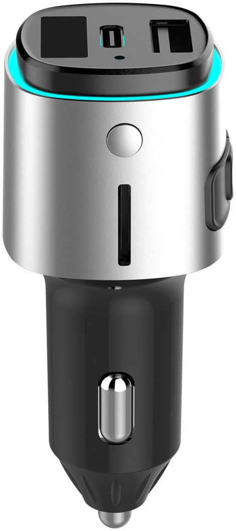 4smarts Bluetooth FM Muziek Transmitter USB/USB-C Auto Snellader Zwart afbeelding 8
