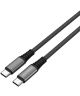4smarts PremiumCord 100W USB-C naar USB-C Kabel 5A 3M Zwart