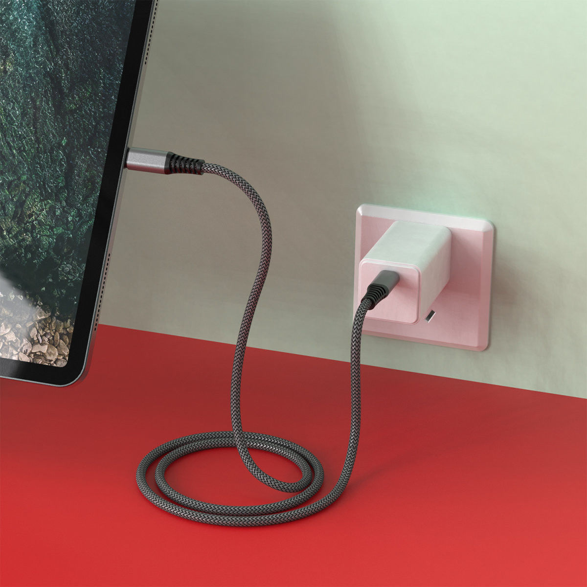 4smarts PremiumCord 100W USB-C naar USB-C Kabel 5A 3M Zwart afbeelding 9