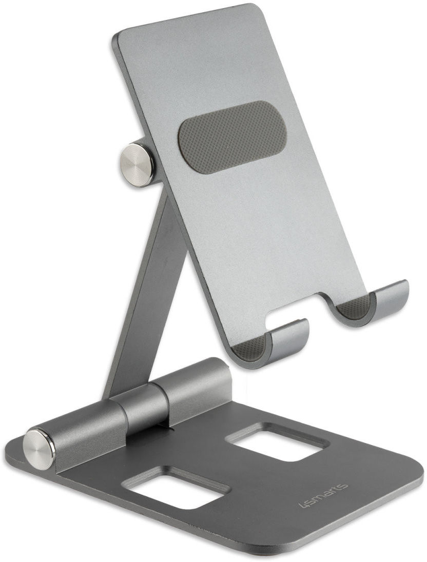 4smarts ErgoFix Universele Bureauhouder Smartphone/Tablet/iPad Grijs afbeelding 3