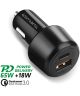 4smarts Fast Charge Auto Snellader 83W met PD en Quick Charge Zwart