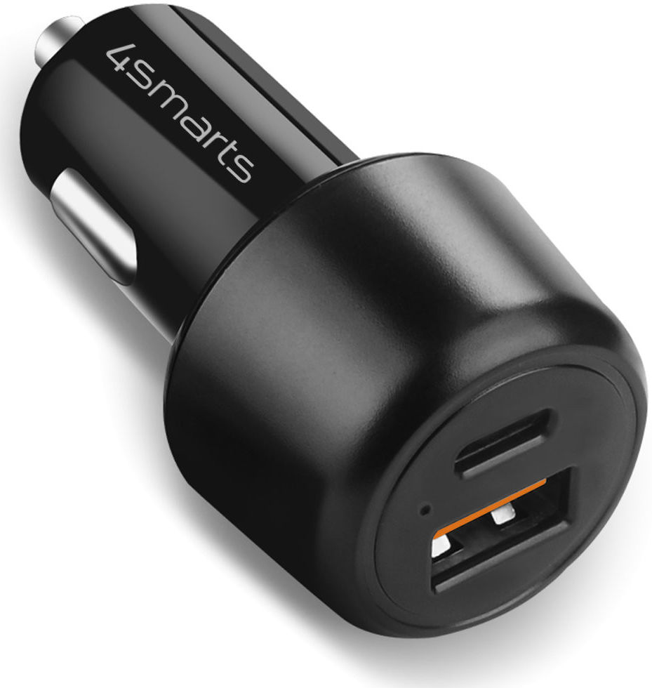 4smarts Fast Charge Auto Snellader 83W met PD en Quick Charge Zwart afbeelding 1