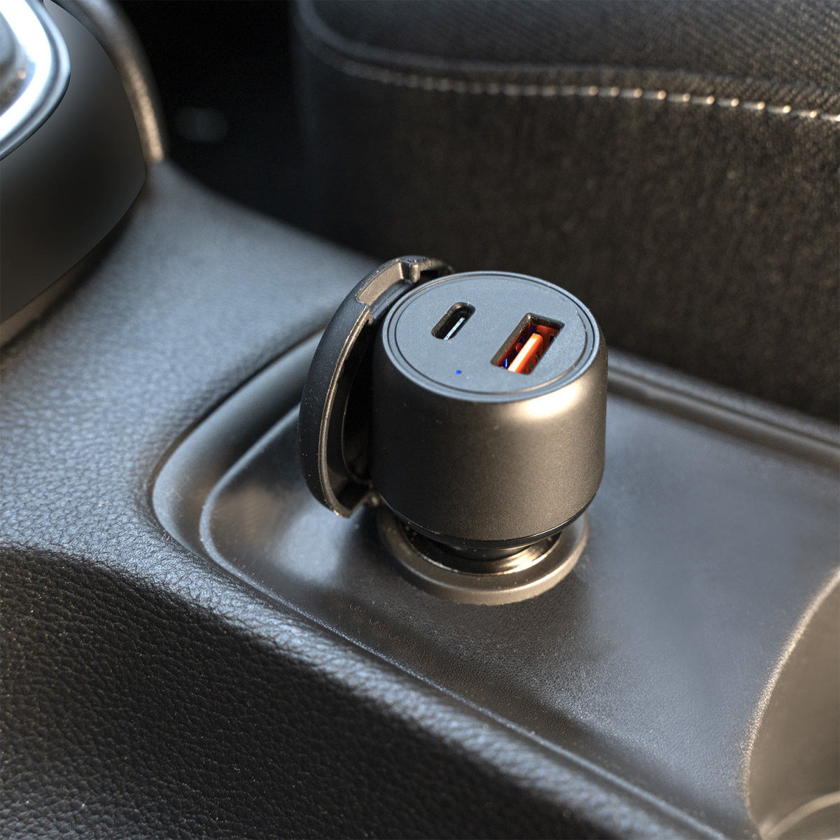 4smarts Fast Charge Auto Snellader 83W met PD en Quick Charge Zwart afbeelding 2