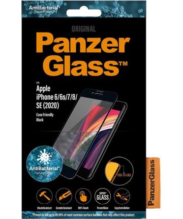 PanzerGlass iPhone 6/7/8/SE 2020/2022 Screen Protector Antibacterieel Screen Protectors