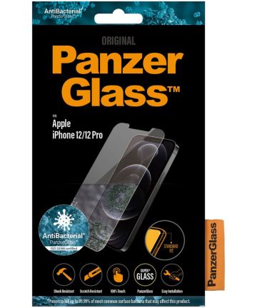 PanzerGlass Apple iPhone 12 / 12 Pro Screen Protector Antibacterieel Screen Protectors