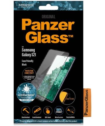 PanzerGlass Samsung Galaxy S21 Screen Protector Antibacterieel Screen Protectors