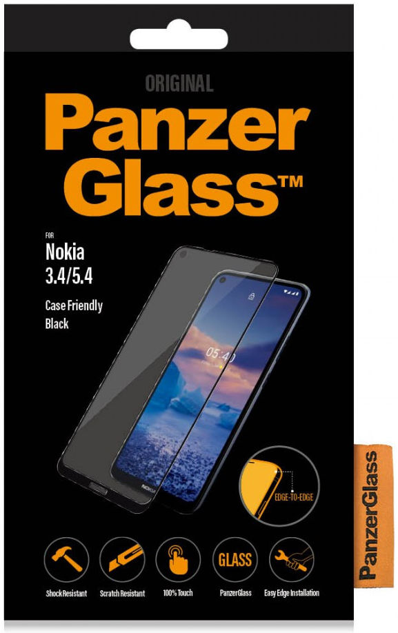 PanzerGlass Nokia 3.4 / 5.4 Screen Protector Case Friendly afbeelding 7