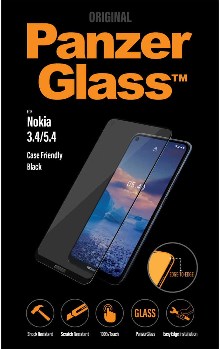 PanzerGlass Nokia 3.4 / 5.4 Screen Protector Case Friendly afbeelding 1