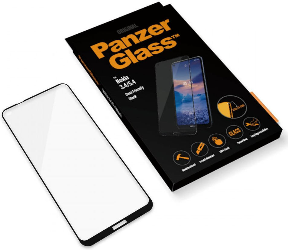 PanzerGlass Nokia 3.4 / 5.4 Screen Protector Case Friendly afbeelding 5