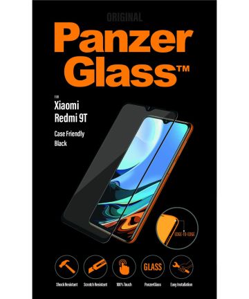PanzerGlass Xiaomi Redmi 9T Screen Protector Case Friendly Screen Protectors