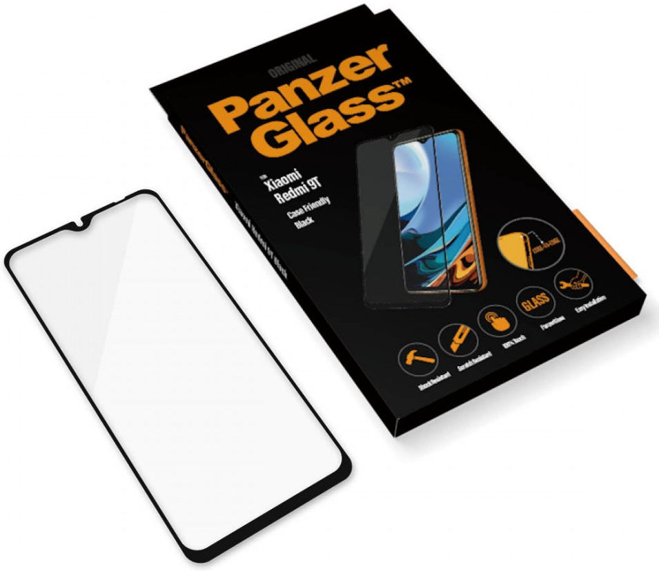 PanzerGlass Xiaomi Redmi 9T Screen Protector Case Friendly afbeelding 4