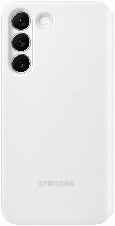 Origineel Samsung Galaxy S22 Hoesje Smart Clear View Cover Wit afbeelding 5