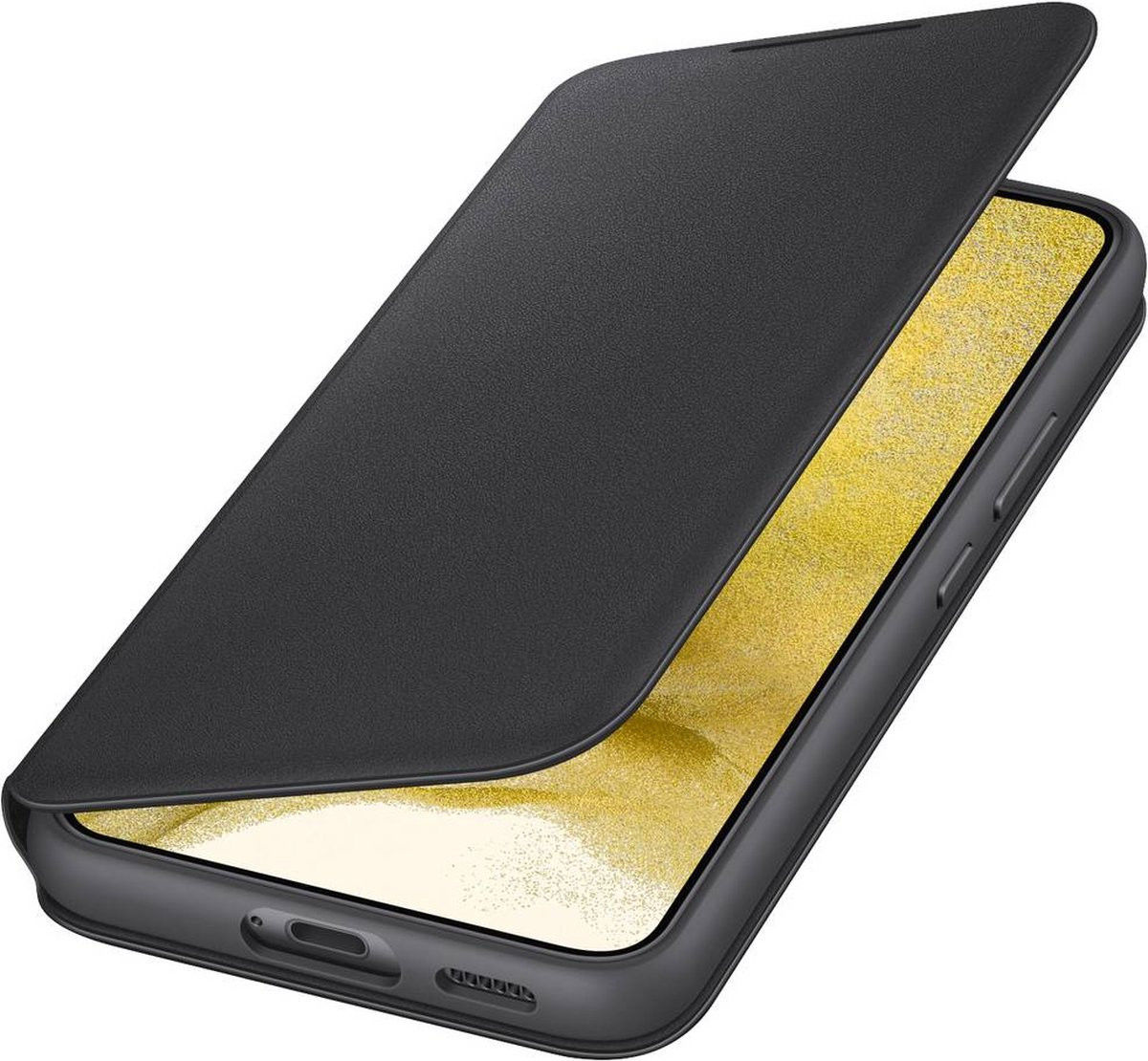 Origineel Samsung Galaxy S22 Hoesje Smart LED View Cover Zwart afbeelding 4