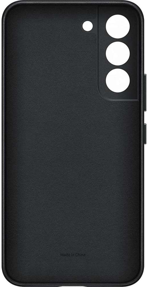 Origineel Samsung Galaxy S22 Hoesje Leather Cover Zwart afbeelding 5
