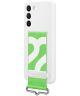 Origineel Samsung Galaxy S22 Hoesje Silicone Cover met Band Wit