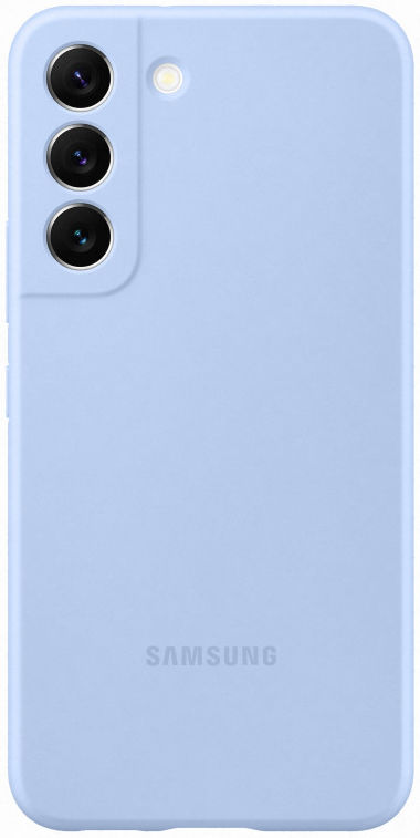 Origineel Samsung Galaxy S22 Hoesje Silicone Cover Blauw afbeelding 1