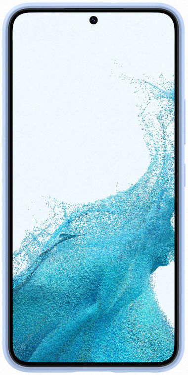Origineel Samsung Galaxy S22 Hoesje Silicone Cover Blauw afbeelding 2