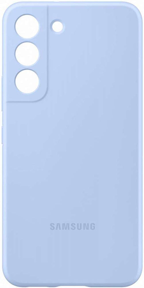 Origineel Samsung Galaxy S22 Hoesje Silicone Cover Blauw afbeelding 3