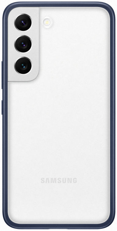 Origineel Samsung Galaxy S22 Hoesje Frame Cover Blauw afbeelding 3